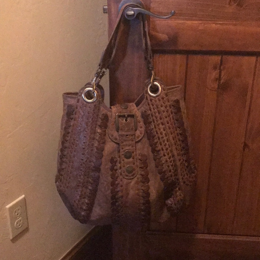 EC! Old Gringo handbag Large brown/gray Leather